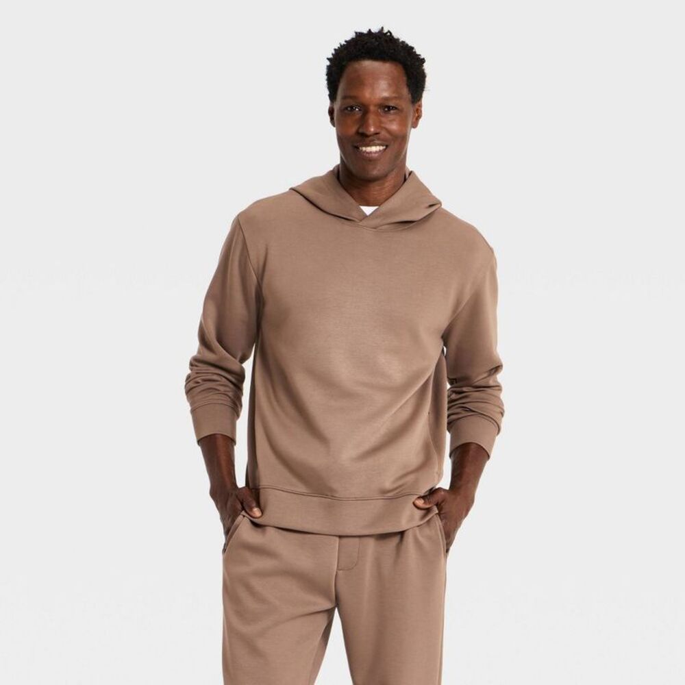 Men's Spacer Hooded Sweatshirt - All In Motion Brown XS